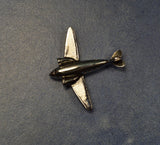 Antique Silver Magnetic Airplane Eyeglass Holder or Brooch - Laura Wilson Gallery 