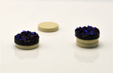 14 mm Blue Drusy Quartz Magnetic or Pierced Earrings - Laura Wilson Gallery 