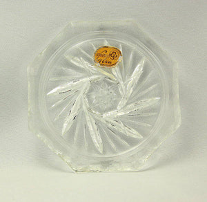 Czechoslovakia Pinwheel Glass Coasters - Laura Wilson Gallery 