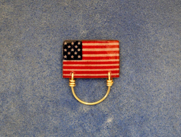American Flag Magnetic Eyeglass Holder - Laura Wilson Gallery 