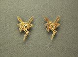 Gold or Silver Fairy Magnetic Non Pierced Clip or Pierced Earrings - Laura Wilson Gallery 