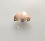 Ginko Leaf Handmade Original Design Magnetic Eyeglass Holder - Laura Wilson Gallery 