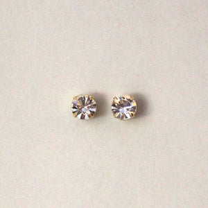 9 mm Round Swarovski Crystal Magnetic Non-Pierced Earrings - Laura Wilson Gallery 