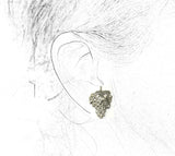 Grape Cluster Magnetic Clip or Pierced Earrings - Laura Wilson Gallery 
