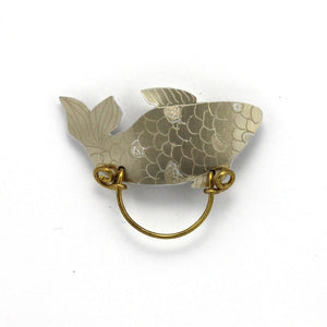 Gold Fish Magnetic Eyeglass Holder - Laura Wilson Gallery 