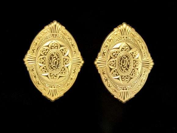 14 Karat Gold Plated Large Magnetic Earrings - Laura Wilson Gallery 