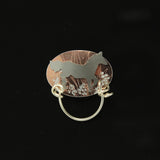 Any Color Horse Magnetic Eyeglass Holder on Engraved Aluminum Oval - Laura Wilson Gallery 
