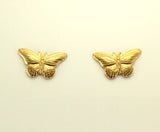 Magnetic Butterfly Earrings in  Gold or Silver - Laura Wilson Gallery 