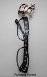 Custom Hand Made to Order Ferret Magnetic Eyeglass Holder - Laura Wilson Gallery 