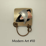 Limited Edition Modern Art Series Square Magnetic Eyeglass Holder - Laura Wilson Gallery 