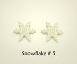 Magnetic Snowflake Earrings - Laura Wilson Gallery 
