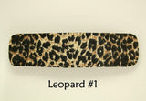 Handmade Leopard Print Fabric French Clip Hair Barrettes - Laura Wilson Gallery 