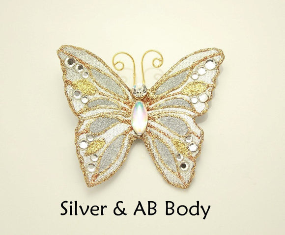 Handmade Magnetic Non Piercing Butterfly Brooches - Laura Wilson Gallery 