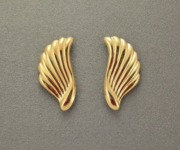 Large Wing Magnetic Non Pierced Clip Earrings - Laura Wilson Gallery 