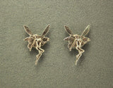 Gold or Silver Fairy Magnetic Non Pierced Clip or Pierced Earrings - Laura Wilson Gallery 