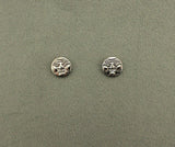 Handmade 10 mm Silver Man in the Moon Magnetic Clip Earring - Laura Wilson Gallery 