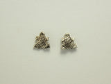 Spotted Frog Silver Magnetic Earrings 10 x 11 mm - Laura Wilson Gallery 