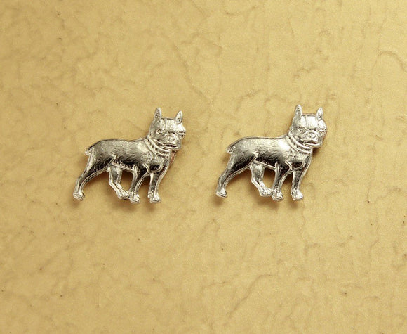 Silver Dog Magnetic Earrings - Laura Wilson Gallery 