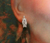 Silver or Gold Cat  Magnetic Earring - Laura Wilson Gallery 