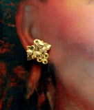 Gold Grape Cluster Magnetic Non Pierced Clip Earrings - Laura Wilson Gallery 
