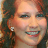 Om Symbol Magnetic Non Pierced Clip Earrings - Laura Wilson Gallery 