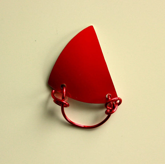 Magnetic Eyeglass Holder Handmade Original Design Abstract Triangle - Laura Wilson Gallery 