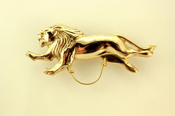 Gold or Silver  Lion Magnetic Eyeglass Holder - Laura Wilson Gallery 