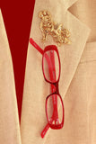 14 Karat Gold Plated Fancy High Heeled Shoe Magnetic Eyeglass Holder - Laura Wilson Gallery 