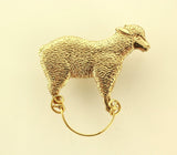 Magnetic Eyeglass Holder Golden Fleece Brass Sheep - Laura Wilson Gallery 