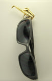 Gold Unisex Saxophone Magnetic Eyeglass Holder or Tie Tack - Laura Wilson Gallery 