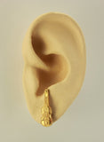 14 Karat Gold Plated Violin Magnetic Clip Non Pierced Earrings - Laura Wilson Gallery 