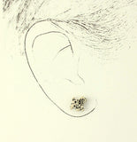 White Dog Children's Magnetic Earrings - Laura Wilson Gallery 