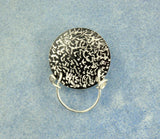 Custom Order Engraved  Handmade Round Disc Magnetic Eyeglass Holder - Laura Wilson Gallery 