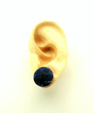 Natural Sodalite Stone Magnetic Earrings With Free Pair Of Extra Backs - Laura Wilson Gallery 