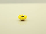10 mm Round Sunflower in Magnetic or Pierced  Earrings - Laura Wilson Gallery 