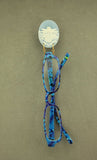 Handmade Acrylic Dragonfly and Floral Magnetic Brooch or Eyeglass Holder - Laura Wilson Gallery 