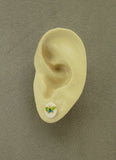 8 x 10 mm Butterfly Glass Magnetic Clip Non Pierced or Pierced Earrings - Laura Wilson Gallery 