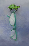 Cute Hand Painted Turtle Magnetic Eyeglass Holder - Laura Wilson Gallery 