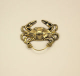 Gold Or Silver Crab Magnetic Eyeglass Holder or Brooch - Laura Wilson Gallery 