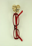 Victorian Heart Magnetic Brooch or EyeGlass Holder - Laura Wilson Gallery 