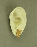 14 Karat Gold Plated Harp Magnetic or Pierced Earrings - Laura Wilson Gallery 