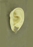 Silver Harp Magnetic Clip Non Pierced Earrings - Laura Wilson Gallery 
