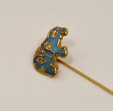 Vintage Hippo Stick Pin
